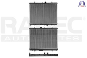 220-2407-03 RADIADOR PG PARTNER 08-16 L4 1.4, 1.6, 1.8, 2.0 LTS STD C/S AA 15X22 1/7X23MM ALUM SOLD POLAR