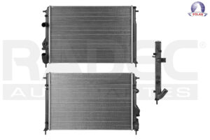 220-2604-07 RADIADOR RN MEGANE 98-03 L4 2.0 LTS STD C/AA 23X16X26MM ALUM SOLD POLAR