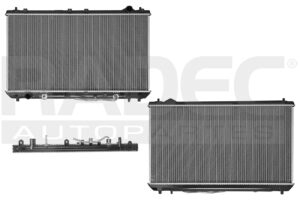 220-3002-17 RADIADOR TY CAMRY 97-01 V6 3.0 LTS AUT C/S AA 15 3/4X28 2/3X16MM ALUM SOLD POLAR