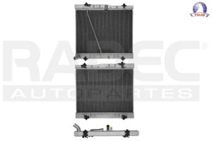 220-3005-03 RADIADOR TY HIACE 05-19 V6 2.7 LTS AUT C/S AA 20X26X36MM (TODO ALUMINIO) ALUM SOLD POLAR