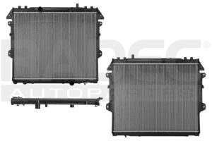 220-3007-06 RADIADOR TY HILUX 16 L4 2.7 LTS STD C/S AA 20 2/3X25 1/2X26MM ALUM SOLD POLAR