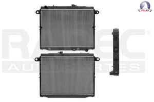 220-3022-01 RADIADOR TY LAND CRUISER 98-07 V8 4.7 LTS AUT C/S AA 20X27 1/2X48MM ALUM SOLD POLAR