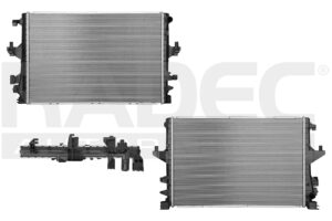 220-3109-01 RADIADOR VW EUROVAN 06-09 L4 1.9 LTS STD C/S AA 28X18 5/6X26MM ALUM SOLD POLAR