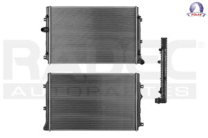 220-3114-07 RADIADOR VW PASSAT 09-18 V6 3.2 LTS AUT C/S AA 25 3/5X17X26MM ALUM SOLD POLAR