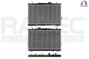 220-3402-00 RADIADOR HY ELANTRA 01-06 L4 2.0 LTS AUT C/S AA 14 3/4X26 2/7X16MM ALUM SOLD POLAR