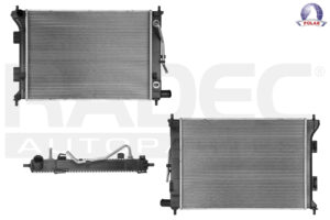 220-3402-02 RADIADOR HY ELANTRA 11 L4 1.8 LTS AUT C/S AA 21 2/3X15 5/8X16MM ALUM SOLD POLAR