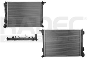 220-3502-05 RADIADOR KI SPORTAGE 17-21 L4 2.4 LTS AUT C/S AA 25 1/5X18 5/6X16MM ALUM SOLD POLAR