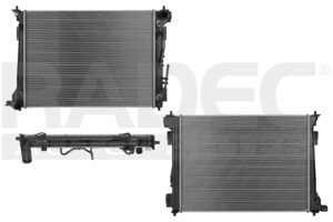 220-3502-06 RADIADOR KI SPORTAGE 17-22 L4 2.0, 2.4 LTS AUT C/S AA 25 1/5X18 5/6X16MM ALUM SOLD POLAR