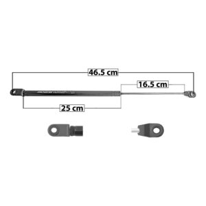22068 AMORTIGUADOR 5TA PUERTA CV TRACKER 98-12 46.5 CM 25 CM 16.5 CM ENTRADA TIPO 10 ENTRADA 2 TIPO 10 35.97 49.45 8001