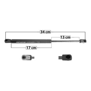 22075 AMORTIGUADOR COFRE FD GRAND MARQUIS 98-04 34 CM 17 CM 13 CM ENTRADA TIPO 18 ENTRADA 2 TIPO 9 128.14 141.63 8741
