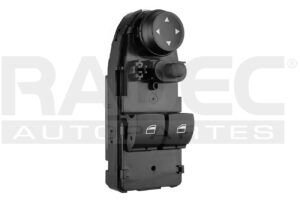 222-0316-00 CONTROL ELEVADOR BW SERIE 1 08-12 COUPE 18 PINS 4 TECLAS NEGRO 12VCC MNJ