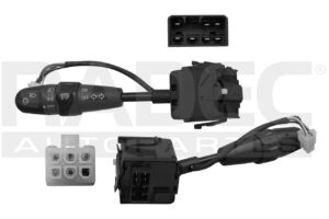 222-0604-02 PALANCA DIRECCIONAL CV AVEO 07-17 CONTROL LUCES  7 PIN CON NIEBLA NEGRA 12VCC MNJ