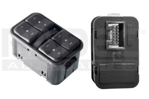 222-0617-01 CONTROL ELEVADOR CV CORSA 00-08/ASTRA 00-05  12 PINS 5 TECLAS NEGRO 12VCC MANIJAUTO