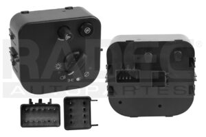 222-0623-02 CONTROL LUCES CV EXPRESS VAN 03-07/ CV TRAIL BLAZER 02-09/ GMC ENVOY 02-09/GMC SAVANA 03-07/OLDSMOBILE BRAVADA 03-07 NEGRO 12 PINS 12VCC TW