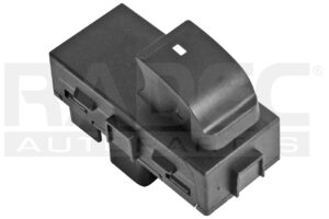 222-0643-02 CONTROL ELEVADOR CV PICK UP/CHEYENNE/SILVERADO 07-13/HHR 09-11 GM SIERRA 07-13/ACADIA 07-12 CV TRAVERSE 09-16 BK LUCERNE 06-11 8 PINS 1 TECLA NEGRO 12VCC MANIJAUTO DELANTERA DE