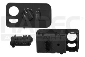 222-0716-00 CONTROL LUCES CR TOWN COUNTRY 01-07/ CR VOYAGER 01-07/ DG CARAVAN 01-07 5 PINS CON HOYO PARA CONTROL DE ESPEJO 12VCC TW