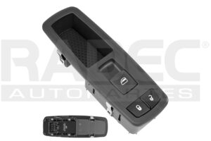 222-0716-01 CONTROL ELEVADOR CR TOWN COUNTRY 08-17 8 PINS 2 TECLAS NEGRO 12VCC MNJ