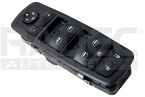 222-0716-02 CONTROL ELEVADOR CR TOWN COUNTRY 08-15 3 PINS 7 TECLAS NEGRA 12VCC MNJ