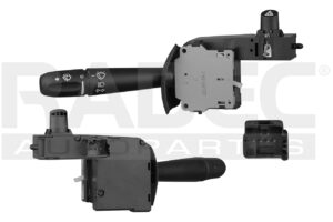 222-0719-00 PALANCA DIRECCIONAL CR ASPEN 07-09 INTERMITENTES/CONTROL LUCES/LIMPIABRISAS 4 PINS SIN BASE NEGRA 12VCC