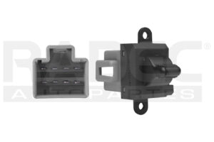 222-0912-01 CONTROL CRISTAL DG NEON 00-01 8 PINS 1 TECLA NEGRO BASE GRIS 12 VCC CH