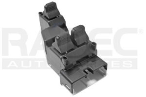 222-0916-03 CONTROL ELEVADOR DG RAM 94-01/DAKOTA 97-03 10 PINS 3 TECLAS NEGRO 12VCC TIPO ORIGINAL DELANTERO IZQ