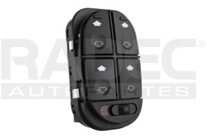 222-1203-01 CONTROL ELEVADOR FD CONTOUR 96-00 12 PINS 5 TECLAS NEGRA 12VCC MNJ