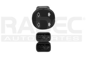 222-1205-00 CONTROL CRISTAL FD COURIER 01-12/ FD IKON 01-07/ FD KA 01-08/FD TRANSITT 07-13 NEGRO 2 TECLAS 12VCC TW