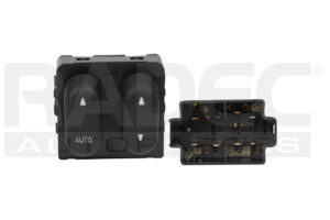 CONTROL CRISTAL FD F-150/F-250 99-03 NEGRO 2 TECLAS 9 PINS IZQ