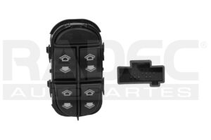 CONTROL CRISTAL FD FOCUS 98-05 NEGRO 11 PINS 5 TECLAS 12VCC TW