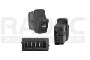 222-2314-00 CONTROL CRISTAL NS PLATINA 02-10 5 PINS 1 TECLA BASE LARGA 12VCC DELANTERO DER MANJ