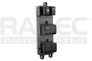 222-2316-05 CONTROL ELEVADOR NS SENTRA 07-09 12 PINS 6 TECLAS NEGRO 12VCC MNJ