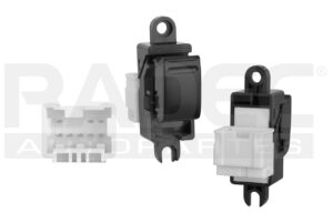 222-2324-02 CONTROL CRISTAL NS X-TRAIL 02-07 6 PINS 1 TECLA NEGRO 12VCC DELANTERO DER MANJ