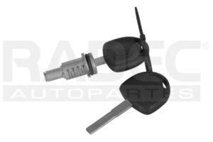 224-0601-00 CILINDRO PUERTA CV ASTRA 00-05/ CV ZAFIRA 02-05 2 LLAVES TW DER/IZQ