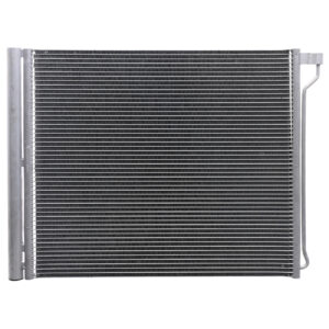 228-0313-04 CONDENSADOR BMW X5/X6 11-18 V8 4.4 LTS AUT/STD C/SECADOR 23 1/9X20 2/5X16MM ALUM SOLD POLAR