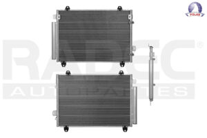 228-0503-01 CONDENSADOR DE AIRE CD CTS 03-07 V6 3.2, 3.6 LTS LTS AUT C/SECADOR 24X16 6/7X16MM ALUM SOLD POLAR