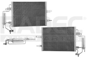 228-0631-02 CONDENSADOR CV MERIVA 04-08 L4 1.8L C/SECADOR 20 1/2X14X16MM ALUM SOLD POLAR