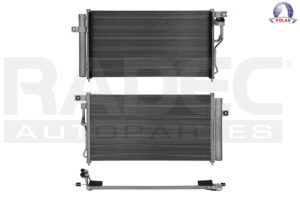 228-0902-01 CONDENSADOR DE AIRE DG ATTITUDE/HY ACCENT 07-11 L4 1.4 LTS C/SECADOR 25X13 5/7X16MM POLAR