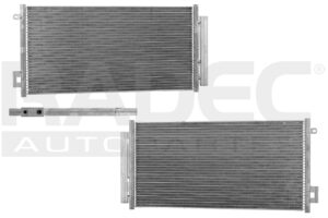 228-0912-01 CONDENSADOR DG NEON 17-18 L4 1.4, 1.6L C/SECADOR 25 1/2X12 1/8X16MM ALUM SOLD POLAR