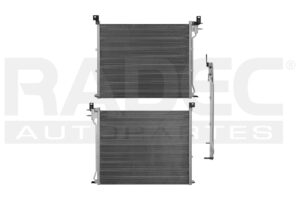 228-1207-00 CONDENSADOR DE AIRE FD ECONOLINE 08-10 V8 6.0 LTS S/SECADOR 26 3/5X22 4/9X18MM ALUM SOLD NAC