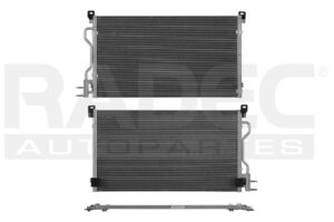 228-1218-00 CONDENSADOR DE AIRE FD FIVE HUNDRED 05-07 V6 3.0 LTS S/SECADOR 27X15 3/7X16MM ALUM SOLD NAC