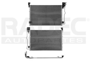 228-1223-00 CONDENSADOR DE AIRE FD GRAND MARQUIS 03-05 V8 4.6 LTS S/SECADOR 27 1/8X18 1/9X18MM ALUM SOLD NAC