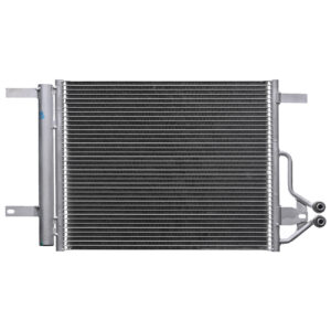 228-1254-01 CONDENSADOR FD FIGO 16-18 L4 1.5 LTS AUT/STD C/SECADOR 18 8/9X14 7/8X16MM ALUM SOLD POLAR