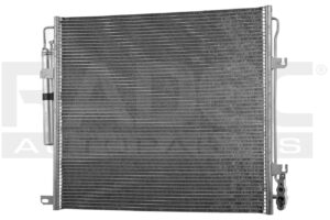 228-1703-01 CONDENSADOR LR RANGE ROVER 06-10 V8 4.2, 4.4, 5.0 LTS AUT/SSTD C/SECADOR 24 2/5X22X16MM ALUM SOLD POLAR