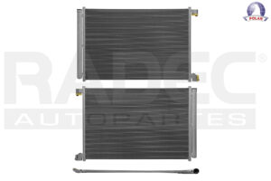 228-2026-00 CONDENSADOR DE AIRE MC GLC300 16-19 L4 2.0/V6 3.0/V8 4.0 LTS AUT/STD C/SECADOR 25 6/7X17 3/5X12MM ALUM SOLD POLAR