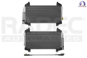 228-2208-01 CONDENSADOR DE AIRE MT OUTLANDER 14-16 L4 2.4/V6 3.0 LTS AUT/STD C/SECADOR 27 1/3X13 1/2X12MM ALUM SOLD POLAR