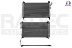 228-2312-02 CONDENSADOR DE AIRE NS MURANO 15-20 V6 3.5 LTS AUT/STD C/SECADOR 27 1/6X15 5/7X12MM ALUM SOLD POLAR