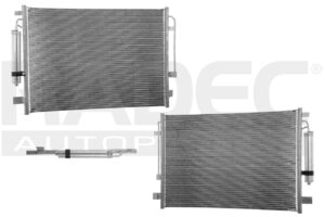 228-2312-03 CONDENSADOR NS MURANO 08-14 V6 3.5L C/SECADOR 26 4/7X18X16MM ALUM SOLD POLAR