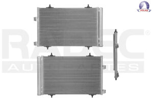 228-2404-00 CONDENSADOR DE AIRE PG 307 01-16 L4 2.0 LTS AUT/STD C/SECADOR 21 2/3X14X16MM ALUM SOLD POLAR