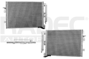 228-2601-01 CONDENSADOR RN CLIO 04-10 L4 1.6, 2.0L C/SECADOR 20 2/3X14X16MM ALUM SOLD POLAR