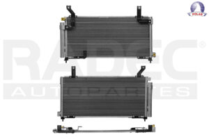 228-2901-00 CONDENSADOR ZS AERIO 02-06 L4 2.0. 2.3 LTS AUT/STD C/SECADOR 25X11 3/4X16MM ALUM SOLD POLAR